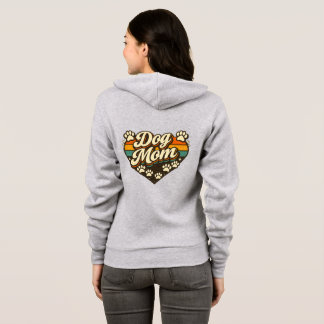 Retro Hondenmoeder  Hoodie