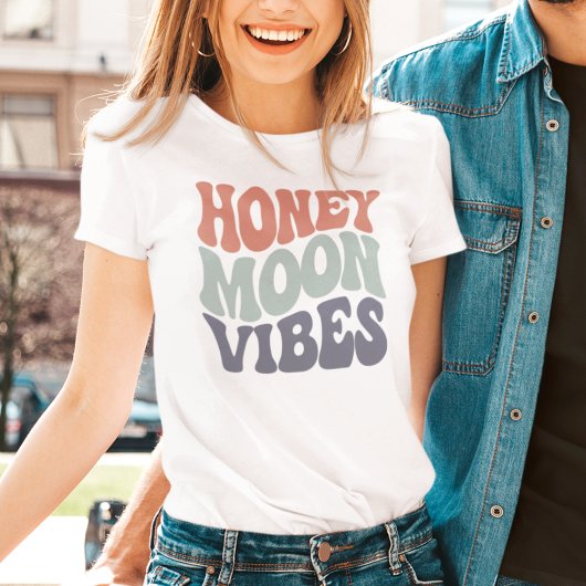 Retro Honeymoon Vibes T-shirt