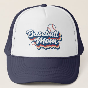 Retro Honkbal Moeder Trucker Hoed Pet