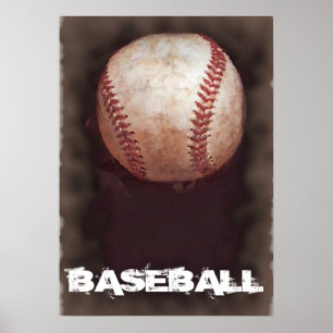 Retro honkbal Motivatie Poster