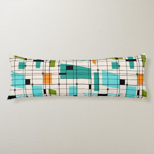 Retro Hoofdkussen van het Net & van het Lichaam Lichaamskussen (Voorkant)