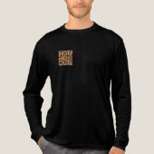 Retro Hope Never Quits Typography T-Shirt Design | (Voorkant volledig)