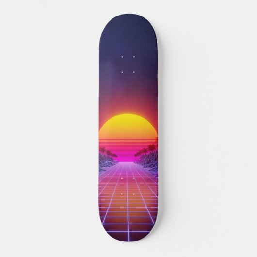 Retro Horizon Skateboard (Voorkant)