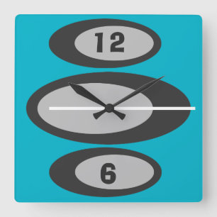 Rétro horloge murale - couleur faite sur commande