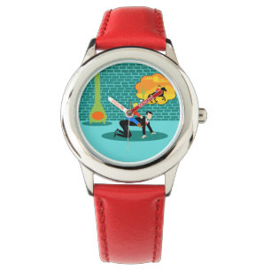Retro Horloge van Weinig Kind van de Cowboy