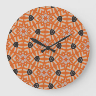 Rétro horloge vintage orange