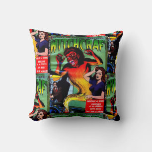 Retro Horror Comic Book Decorative Sierkussennen Kussen