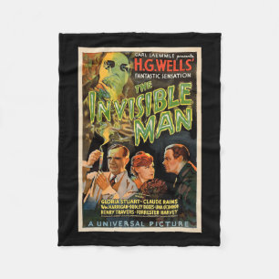 Retro Horror Filmmonsters Halloween Fleece Deken