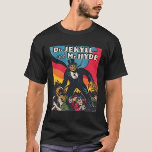 Retro Horror Halloween Monster Dr. Jekyll Mr. Hyde T-shirt