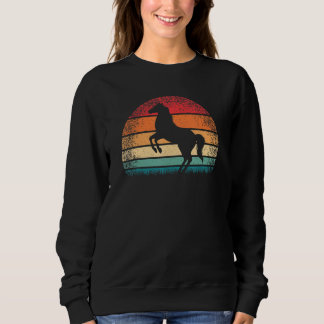 Retro Horse Vintage Horseback Riding Horse Wester Trui