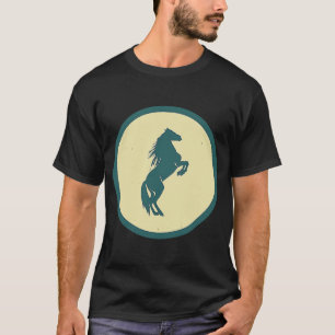 Retro Horse  Wilde Dier T-shirt