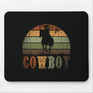 Retro Horseback Riding Rodeo Westerne Line Dance H Muismat