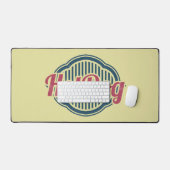 Retro Hot Dog Label Designer Bureaumat (Keyboard & Muis)