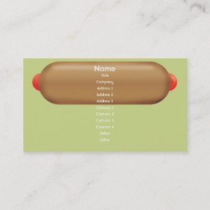 Retro Hotdog - Business Visitekaartje