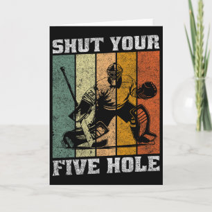 Retro Hou Je Vijf Gaatsjes Dicht Grappige Vintage Kaart
