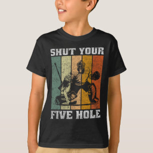 Retro Hou Je Vijf Gat Dicht Grappige Vintage Hocke T-shirt
