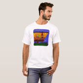 Retro House Party T-shirt (Voorkant volledig)