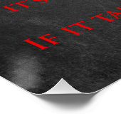 Retro House Rules of Kindness op Chalkboard Perfect Poster (Hoek)