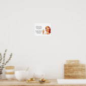 Retro Houseechtgenote Funny Quote Drink Poster (Keuken)