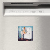 Retro Houseechtgenote Magneet (Insitu (Vaatwasser))