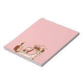 Retro Houseechtgenote Notitieblok (Gedraaid)