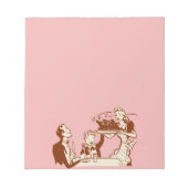 Retro Houseechtgenote Notitieblok (Voorkant)