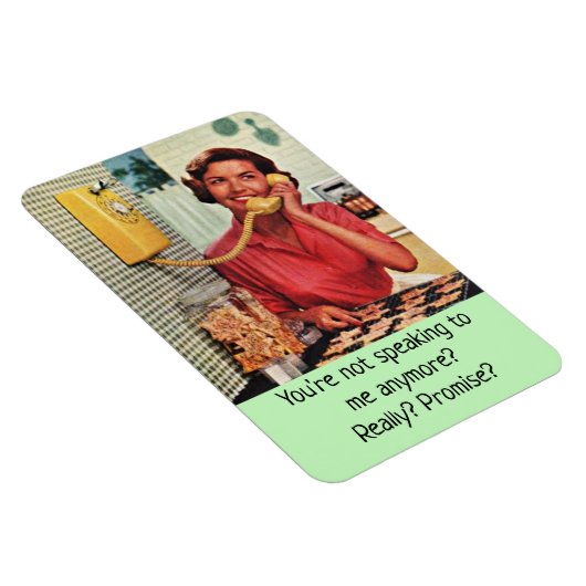 Retro Houseechtgenote - praat niet meer, Magneet (Rechterzijde)