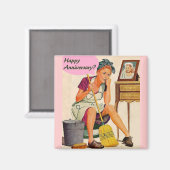 Retro Housewel Jubileum Magneet (Voorkant / Achterkant)