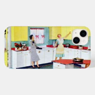 Retro Housewives in Kitchen Case-Mate iPhone 14 Plus Hoesje