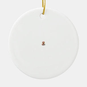 Retro Howdy Honey Pasen Hoogland Koe Cute Konijn Keramisch Ornament