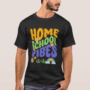 Retro Huischool Citaten Huischool Moeder Leraar On T-shirt