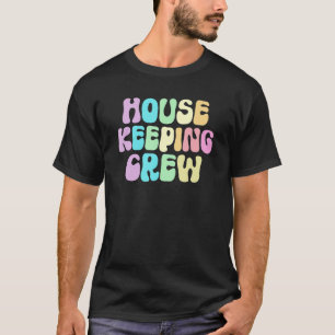Retro HUISHOUDELIJK PERSONEEL Schoonmaakster Huish T-shirt