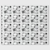 Retro, huishoudelijke design cadeaupapier (Vlak)