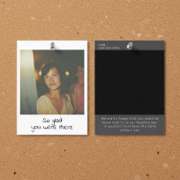 Retro huwelijksherinnering aandenken instant foto