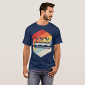 Retro  hydroponica t-shirt (Voorkant volledig)