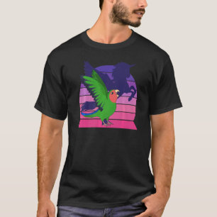 Retro I Gevleugelde Eenhoorn Ik Schreeuwen Roze Ge T-shirt
