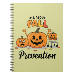 Retro I Love Herfst Prevention Herfst Beroepsmatig Notitieboek
