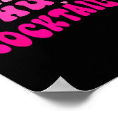 Retro I Need A Huge Tail Funny Party Drinking Gift Poster (Hoek)