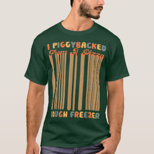 Retro I Piggyback van een Pizza Dough Freezer Piz T-shirt