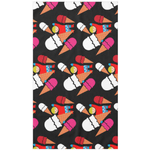 Retro Ice Cream Art Tafelkleed