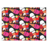 Retro Ice Cream Art Tafelkleed (Voorkant (Horizontaal))