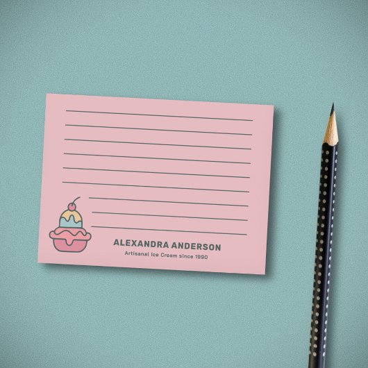 Retro Ice Cream Post-it® Notes