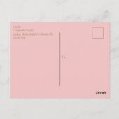 Retro Ice Cream Social Sundae Flyer-uitnodiging Briefkaart (Achterkant)