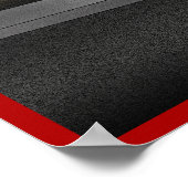 Retro Ice Cream-standaard Poster (Hoek)