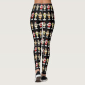 Retro Ice Cream Sundaes Leggings (Achterkant)
