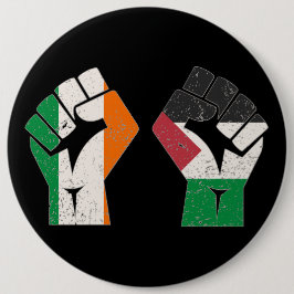 Retro Ierland Palestine Solidariteit Eerste Revolu Ronde Button 6,0 Cm