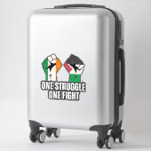 Retro Ierland Palestine Solidariteit Eerste Revolu Sticker (Koffer)