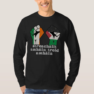 Retro Ierland Palestine Solidariteit Eerste Revolu T-shirt