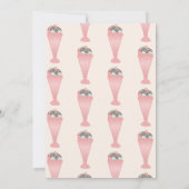 Retro ijs confetti sundae schep kaart (Achterkant)