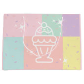 Retro Ijs Sundae Cadeautas (Voorkant)